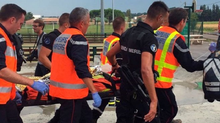 France rail crash: Dozens hurt as train hits tree in hailstorm